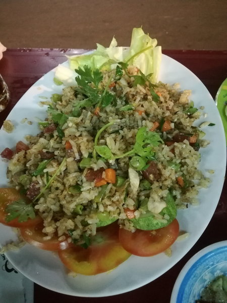 初めてのご飯。